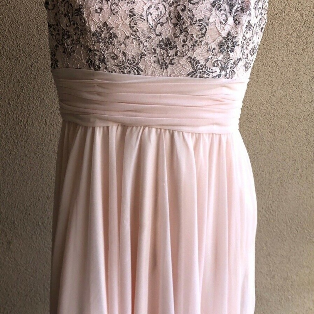 JH EVENINGS Special Occasion Beige Sleeveless Dres